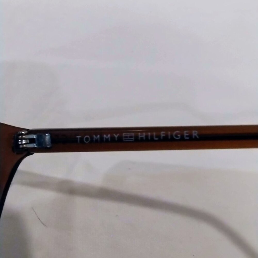 Tommy Hilfiger Wanda Sunglasses Brown Olive Cat-Eye WP OL513 - Picture 5 of 5
